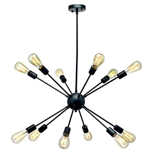 Chandelier 8-18 lumières ZHAOZHAO en métal vintage au design industriel raffiné