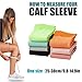 1 Pair Calf Compression Sleeve Men and Women - 23-32mmhg Shin Splint Compression Sleeve Recover Pain Relief for Shin Splint Relief, Recovery, Running(Orange-1pair)