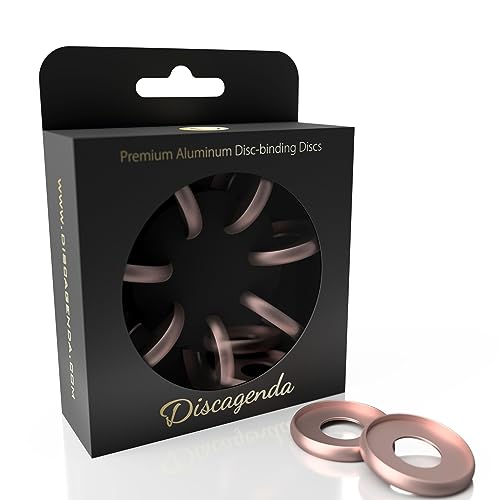 Discagenda Discbound Discs (Rose Gold, 7 Piece 1.3in)