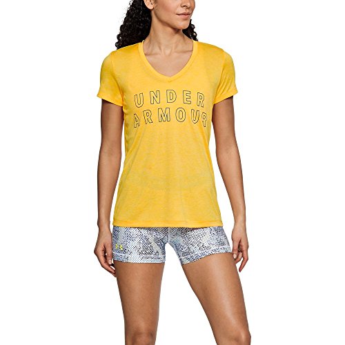 Under Armour Women's Tech Graphic Twist Short Sleeve V-Neck