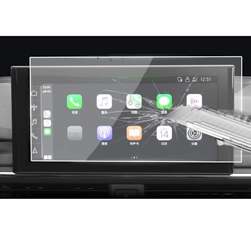 Film navigation GPS en verre trempé anti-rayures pour écran LCD de voiture Q5 2020 2021