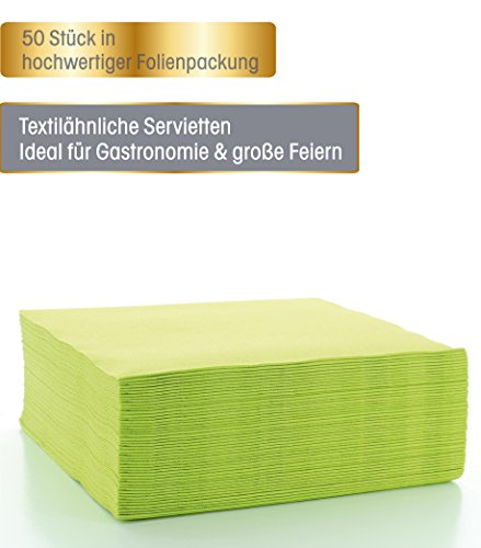 Prime Guest Tovaglioli Verde per Matrimoni e