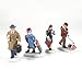 Department 56 Christmas in The City Village Accessories Busy Sidewalks Figurine Set, 2.5 Inch, Multicolor