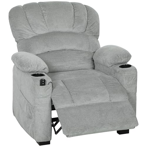 HOMCOM Sillón Relax Reclinable Eléctrico
