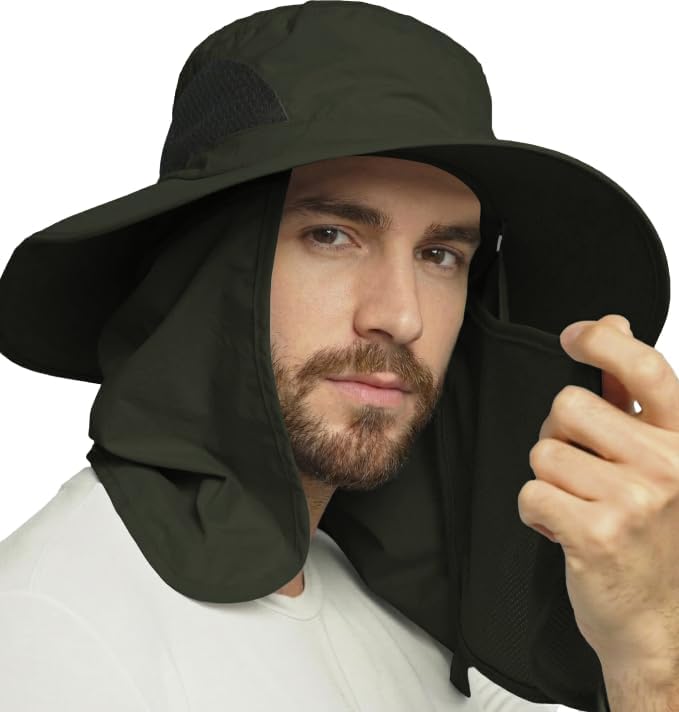 GearTOP Fishing Hats for Men and Women Sun Protection, Camping Hat Bucket Hat with Strings