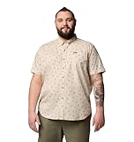 Columbia Camisa de Manga Corta Estampada Rapid Rivers para Hombre, Small