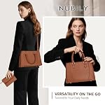 NUBILY Handbags Women PU Leather Top-Handle Purse Small Women's Hand bag Waterproof Anti-Theft Ladies Handbags