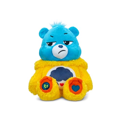 Care Bears - Basic Fun Grumpy Chick Bear 22 cm Bean Plüschtier, Oster-Teddy für Kinder ab 4 Jahren, Weiches Kuscheltier, Sammler-Stofftier im Küken-Kostüm