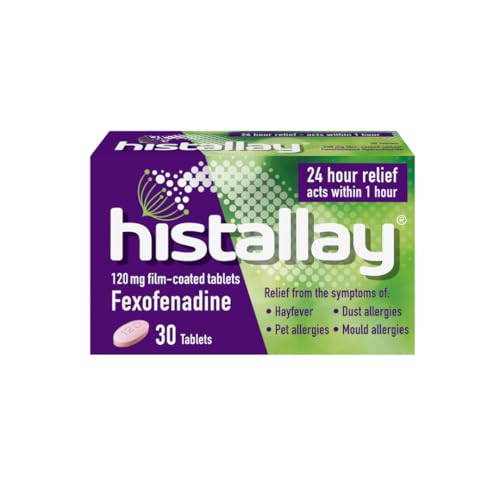 Histallay Allergy Relief Tablets, 30 Tablets, 120mg Fexofenadine
