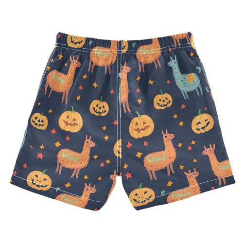 senya Alpaca Background Boys Swim Trunks Toddler Shorts Swimwear Boardshorts2