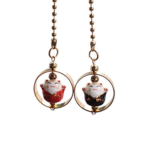 Automobilschmuck Kreative Keramik, Um Das Katzenauto Rückspiegel Spiegel Pendant Auto Anhänger Weiblichen Safety-Auto In Anhänger