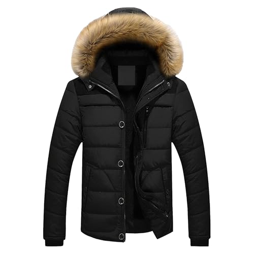 Chaqueta acolchada urbana para rutas de invierno y abrigo diario de hombre