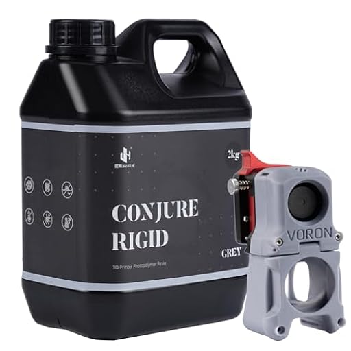 Chitu Systems Resina rígida de Conjure con propiedades similares a la ingeniería para gadgets funcionales, impresión de resina, baja contracción para figura articulada LCD 3D (gris, 2000 g) | Ya disponible en tu tienda friki favorita! En mundofriki.es!