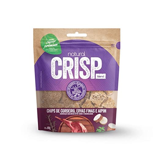 NATURAL CRISP CHIPS DE CORDEIRO COM ERVAS FINAS E AIPIM 80G