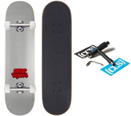 Image of [CCS] Skateboard Complete | Maple Wood | Professional Grade | Fully Assembled with Skate Tool & Stickers | Adults, Kids, Teens, Youth | Boys & Girls