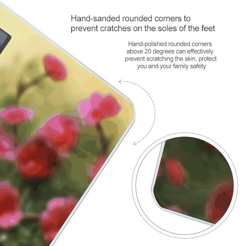 Báscula digital Peacock Flowers peso corporal hasta 180 kg miniatura 4