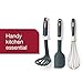 Zyliss Mini Masher & Scoop, Mini Whisk & Does It All Spatula - Dishwasher-Safe Food Masher, Small Whisk & Silicone Spatula Set for Kitchen Accessories - 3 Piece