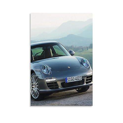 Toile de voiture de sport IOFEER tableau mural decoration de salon 40x60cm