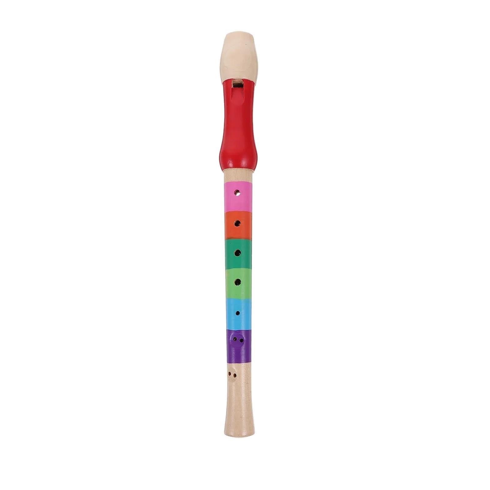 Anfänger Blockflöte 8-Loch-Sopranblockflöte Mit Hoher Tonhöhe Musikinstrument Holz Leicht Zu Spielen Für Anfänger Farbenfrohes Design
