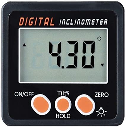 Niveau d'angle magnétique avec écran LCD haute luminosité pour biseau