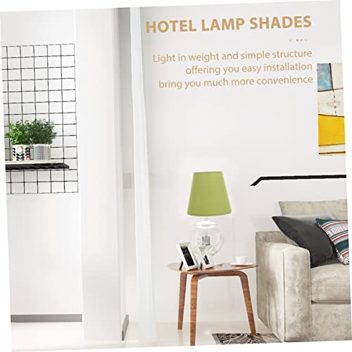 Image of Cabilock Retro Small Lampshade Green Drum Lampshade for Wall Lamp Lamp Shade Cover