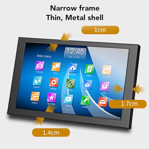 Image of Portable Monitor 10inch 178 Viewing Angle HDMI External Monitor for Laptop PC Gaming Devices with Wall Mount Bracket