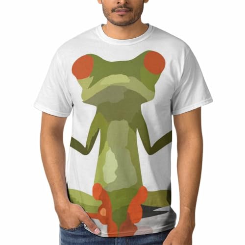 T-Shirt Homme Grenouille Animée Idéal pour vos Sorties d'Été Décontractées