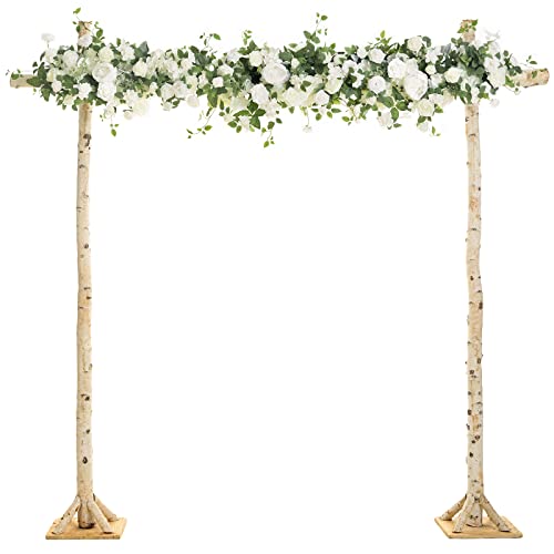 Ling's moment Artificial Wedding Arch Flowers...