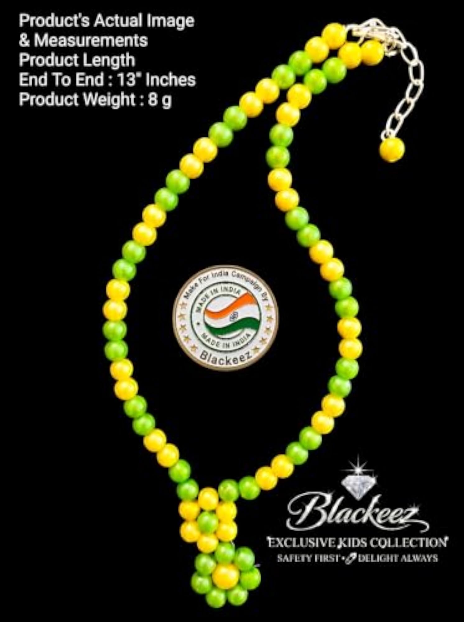 Stylish Adjustable Multicolour Pearl Necklace with Durable Thread