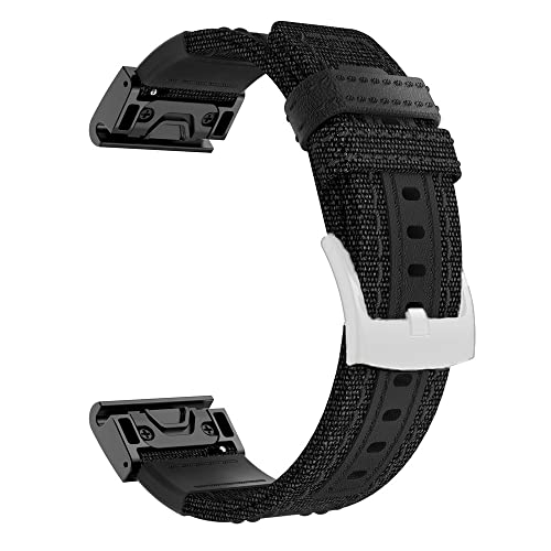 Bracelet montre nylon 26mm maillage ultra résistant Agate