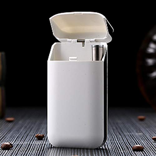 Miniatura 3 de Generic Paquete de 20 cajas de cigarrillos multifuncionales con USB recargable a prueba de viento llama eléctrica menos ligera - Color blanco para