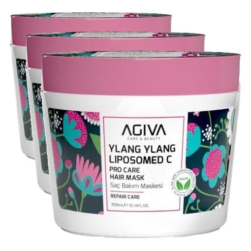 AGIVA Care Ylang Ylang 300Ml Saç Maskes (3 paketi)