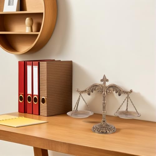 Objet décoratif balance en fer forgé cadeau idéal pour bureau - 8