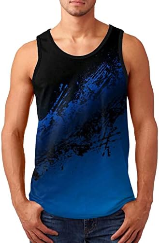 OICIB Tank Tops Men, Men's Tank Tops Summer Sleeveless Tee Cool Workout T-Shirts Fitness Vest Athletic Undershirts Tank Tops
