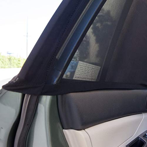 Oxgord Back Window Car Sun Shade For Baby (Pack Of 2) Universal Fit Air Mesh Screen Sunshade Cover Fits Most Cars & Suvs #TOP2