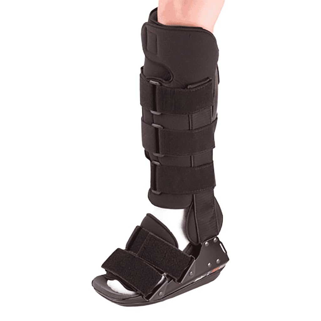 Breg Tall Achilles Air Boot with Heel Wedges for Recovery Support by Brace Direct, M
