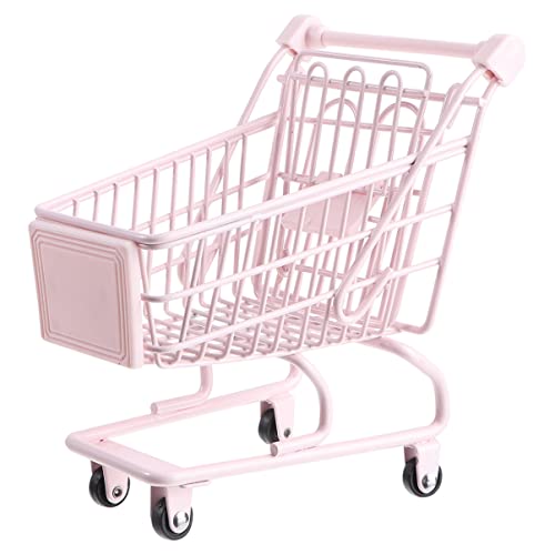 Gadpiparty Miniature Shopping Basket Ornaments Mini Shopping Basket Mini Shopping Basket Mini Storage Basket Miniature Supermarket Cart Miniature Shopping Cart Desktop Desktop Decor Girl #TOP5