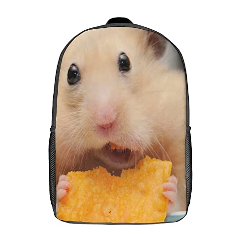 Cartable hamster 17 pouces pour fille et garçon avec impression 3D