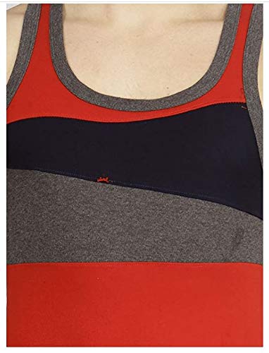Image of GenX Men's Regular Fit Gym Vest GV 7717 3PC 80CM Multicolor