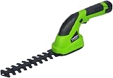 GOYMFK Cortacésped pequeño, cortadora de césped pequeña Multifuncional for el hogar, máquina de reparación de césped Verde con batería de Litio de...