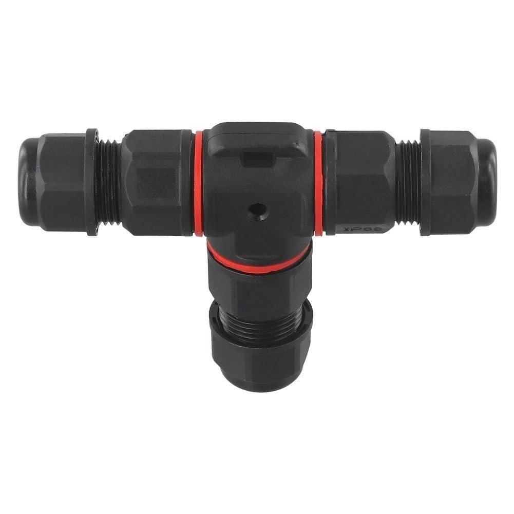 Ctrlzs Outdoor Cable Connector Ip68 Waterproof 2 Pin Junction Box Electrical Wire Connectors