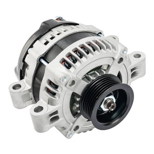 Image of KAX Alternator New 11179N for 2006-2009 Impala 5.3L, 2006-2007 Monte Carlo 5.3L Compatible with 11179N 12V 135Amp CW 6-Groove Pulley