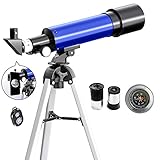 telescopio smartphone Gran regalo para la educación científica: este telescopio es el regalo perfecto de cumpleaños o Navidad para principiantes y niños para aprender y animarles a amar el aprendizaje sobre el espacio y perseguir sus sueños de la exploración astronómica.