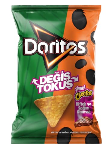 Doritos Biftek ve Soğan Aromalı Mısır Cipsi Süper Boy 115 g ürün görseli