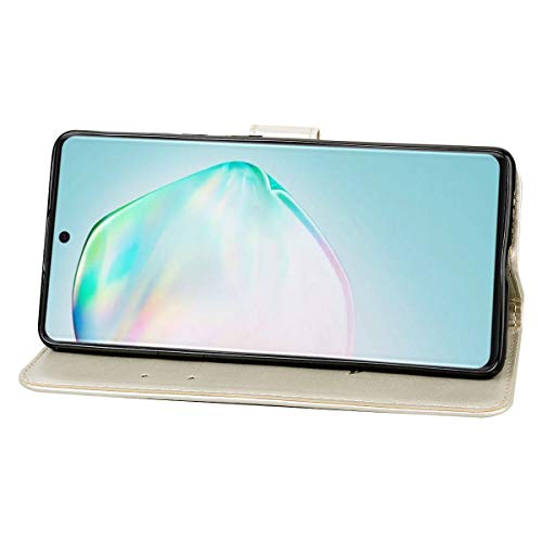 Samsung Galaxy S10 Lite Rose Flower Wallet Case,Samsung Galaxy A91 Cover With Credit Cards Slot Cash Pockets Magnetic Protective Pu Leather Flip Phone Case For Samsung Galaxy S10 Lite Rs Yellow #TOP1