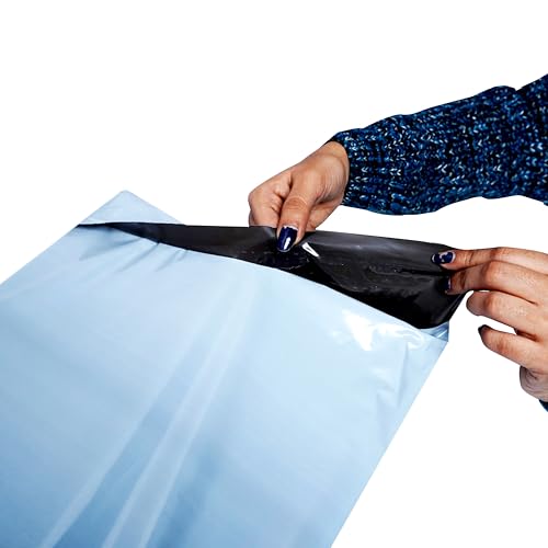 Image of Courier Bags (Pack of 100) | Temper Proof Plastic Polybags for Safe Shipping & Packing | Ideal for E-Commerce | Tear-Resistant, Durable & Leak-Proof (10x14)