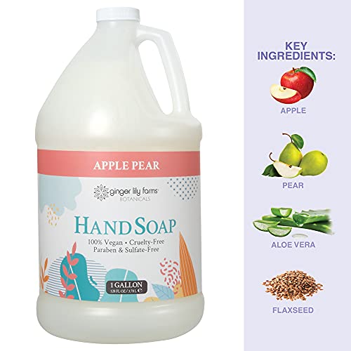 Ginger Lily Farms 800349 Botanicals All-Purpose Liquid Hand Soap Refill, 100% Vegan & Cruelty-Free thumb #4