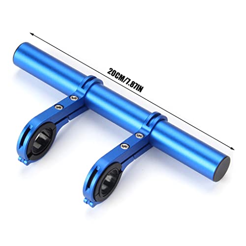 CUDDIKAJI Extensor de guidão de bicicleta com suporte de extensão de braçadeira velocímetro Lanterna