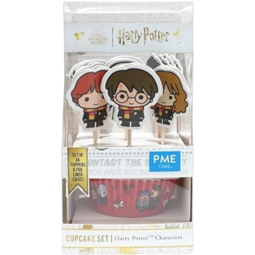 PME Harry Potter Cupcake Cases & Topper Set of 24, Characters