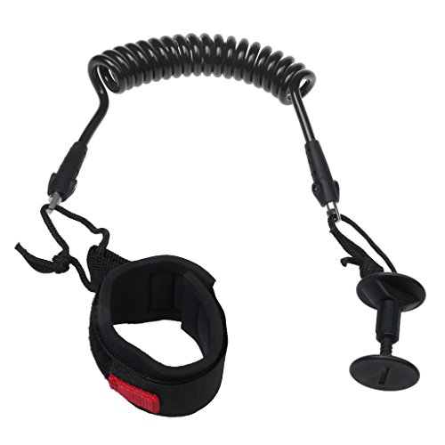 Coleira para prancha de surf menolana, correia elástica macia para surfar, corda de pé espiralada pa